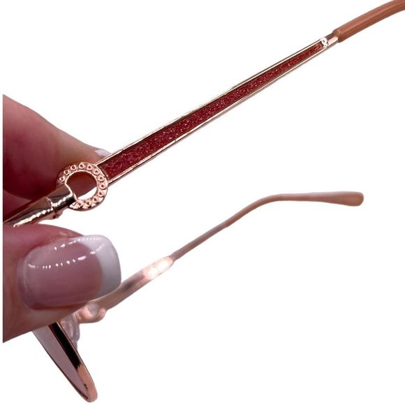 Rose Gold Aviators Tan to Pink Variated Lenses - Picture 10 of 10